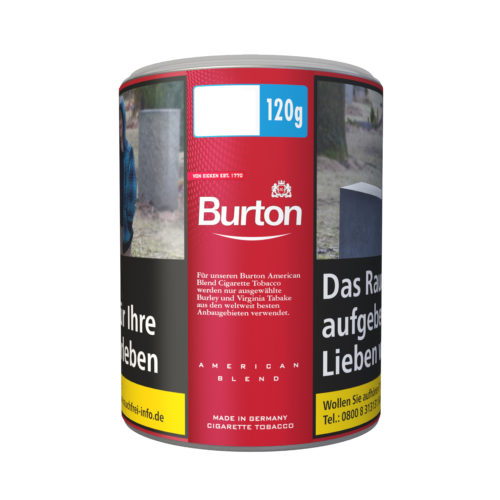 Burton Original Red 120g Feinschnitt Tabak zum Stopfen Tabakwaren Schneider